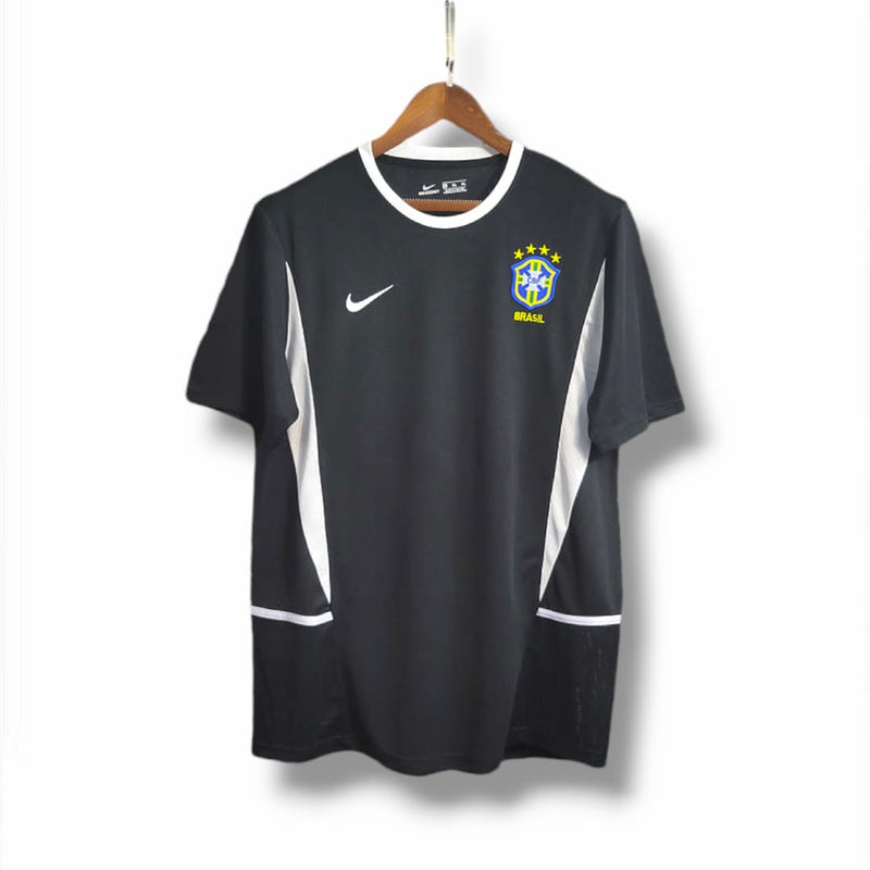 Camisa Brasil 2002 Black - Goleiro