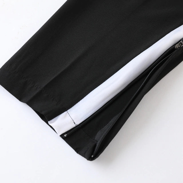 Conjunto de Corta Vento Nike Cinza e Preto / 734