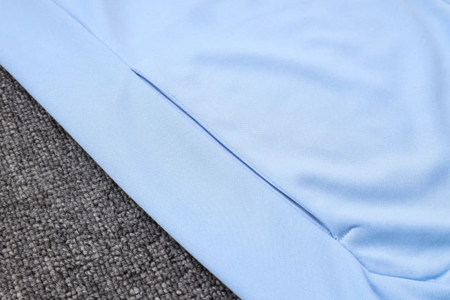 Conjunto de Moletom Nike Sportswear Tech Fleece Azul Celeste e Branco / 374
