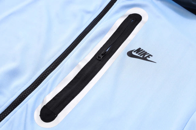 Conjunto de Moletom Nike Sportswear Tech Fleece Azul e Azul Marinho / 374