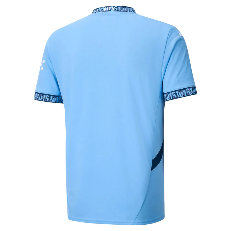 Camisa Manchester City Home 24/25 s/n° Torcedor Masculina - Azul Claro