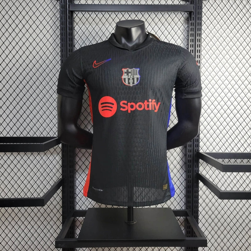Camisa Barcelona Away 24/25 Modelo Jogador - Preta