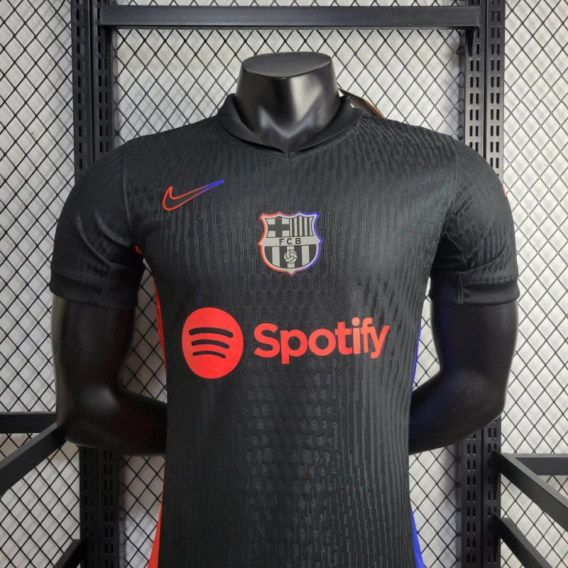 Camisa Barcelona Away 24/25 Modelo Jogador - Preta