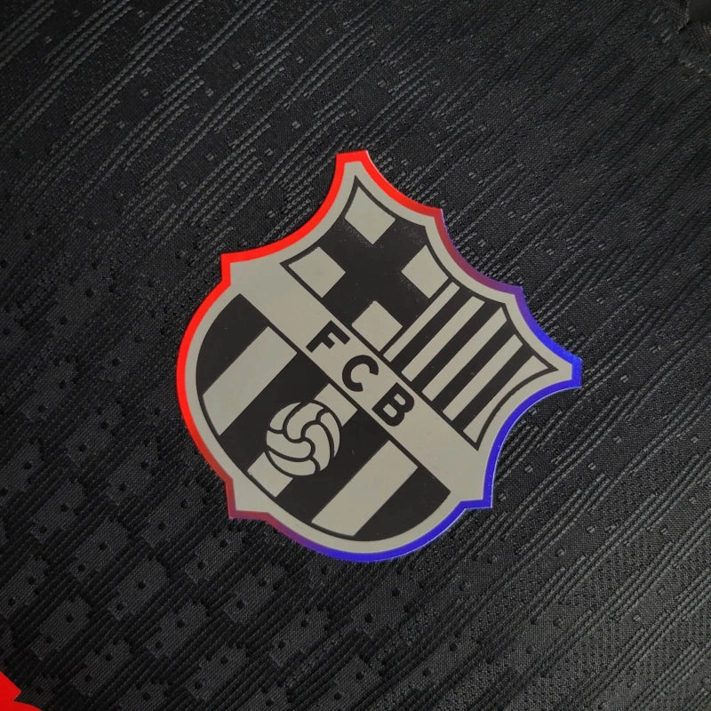 Camisa Barcelona Away 24/25 Modelo Jogador - Preta