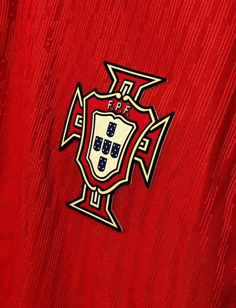 Camisa Portugal EURO 2024 - RONALDO 7 Manga Longa + Patchs