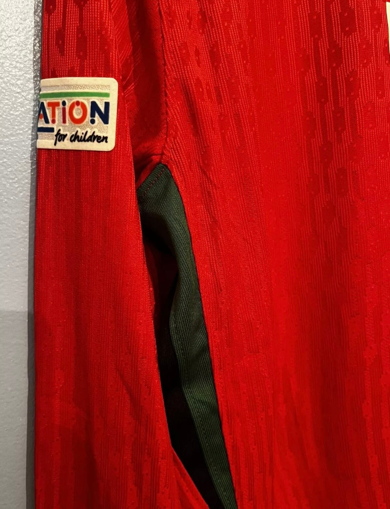 Camisa Portugal EURO 2024 - RONALDO 7 Manga Longa + Patchs