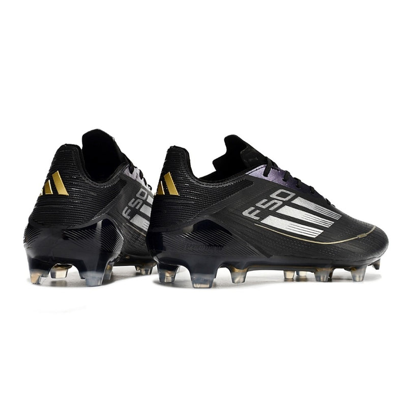 Chuteira de Campo ADIDAS F50 Elite FG Preto/Dourado
