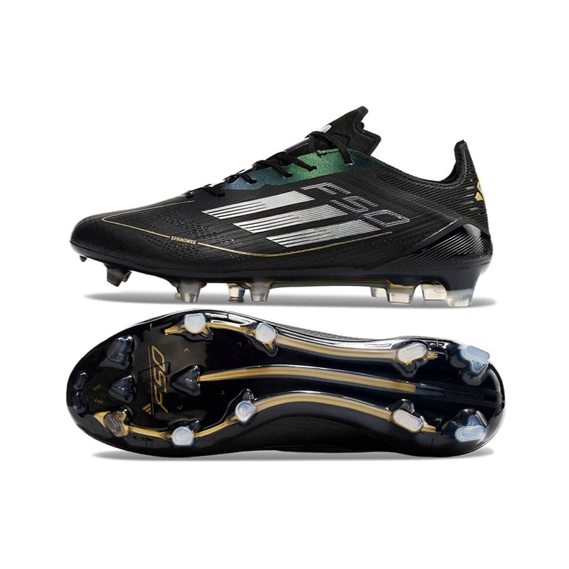 Chuteira de Campo ADIDAS F50 Elite FG Preto/Dourado
