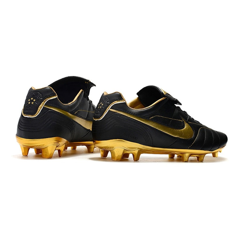 Chuteira de Campo NIKE Tiempo Legend 7 R10 FG Preto/Dourado