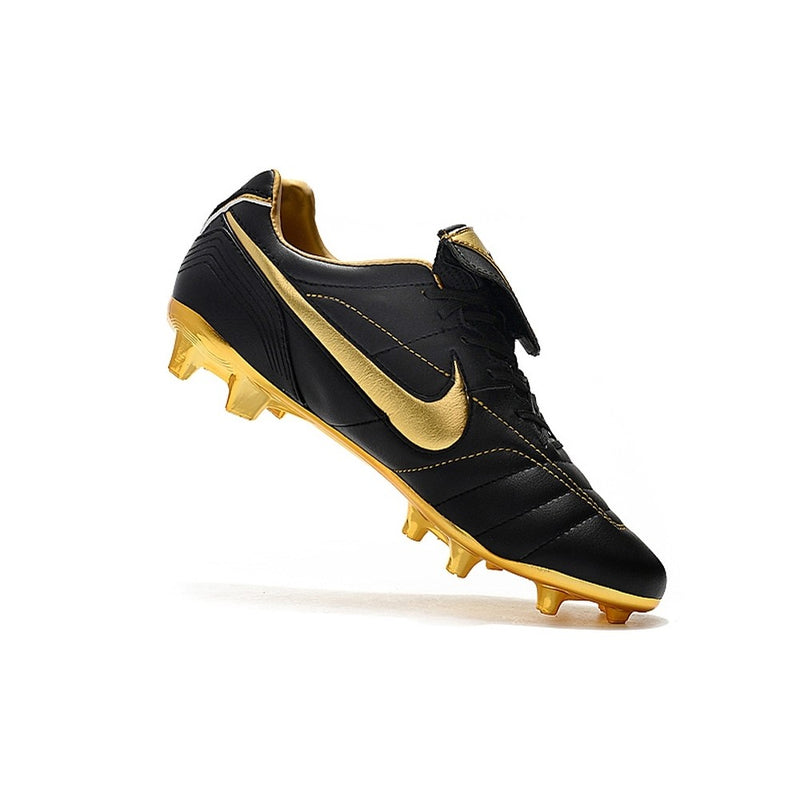 Chuteira de Campo NIKE Tiempo Legend 7 R10 FG Preto/Dourado