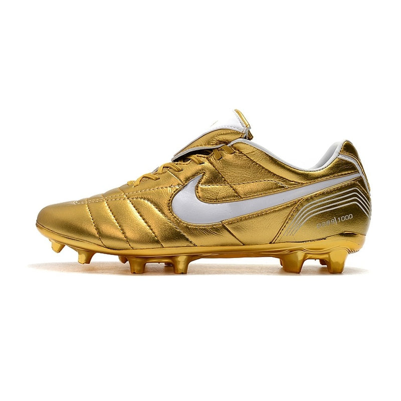Chuteira de Campo NIKE Tiempo Legend 7 R10 FG Dourado