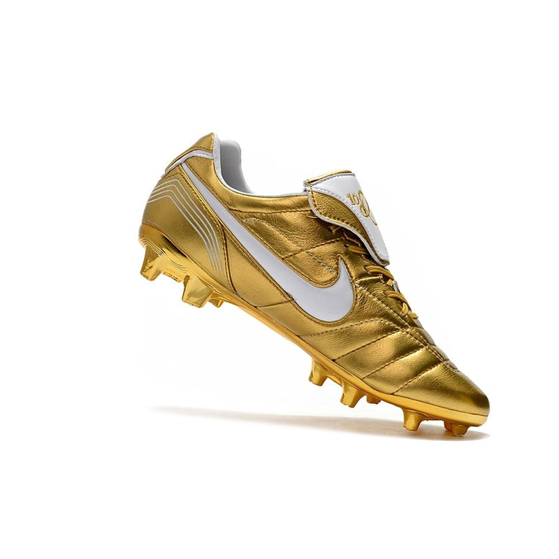Chuteira de Campo NIKE Tiempo Legend 7 R10 FG Dourado
