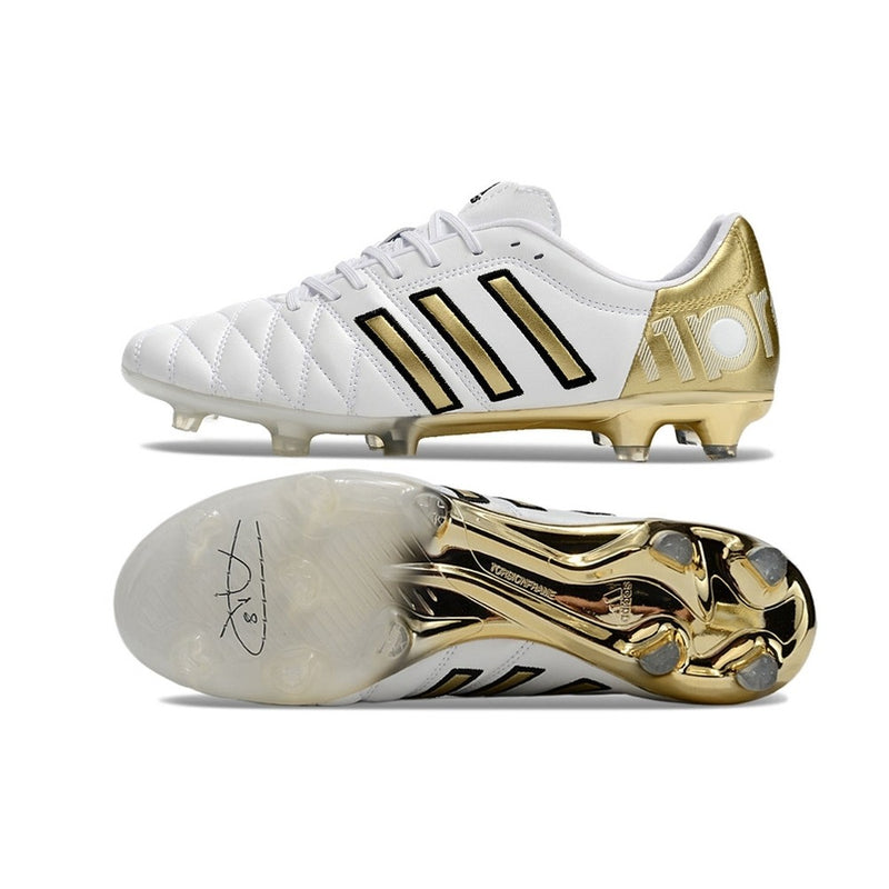 Chuteira de Campo ADIDAS Adipure 11Pro FG Toni Kross Branco/Dourado