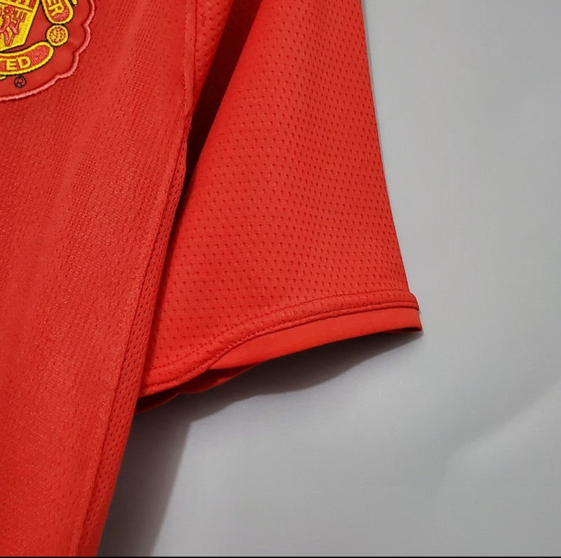 Camisa Retrô Manchester United 2007/08 RONALDO 7 + Patch Champions