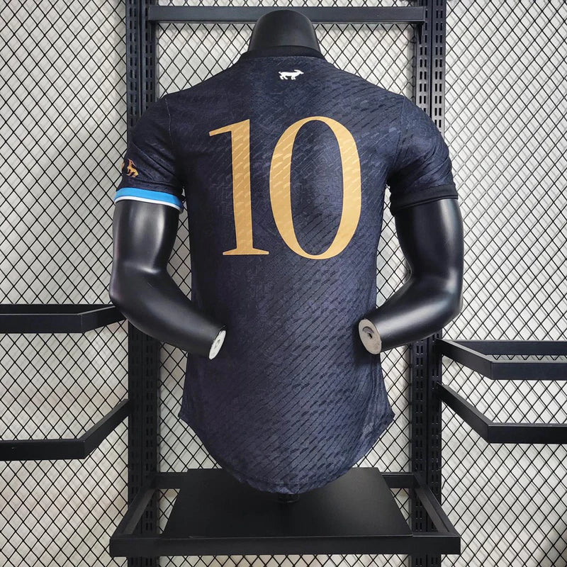 Camisa Argentina GOAT - Messi 10 “La Pulga” Jogador Masculina