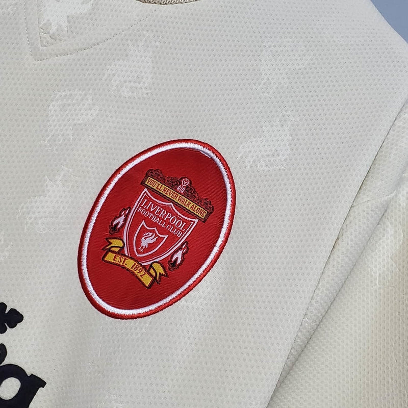 Camisa Liverpool Retrô 1996/97 Branca- Reebok