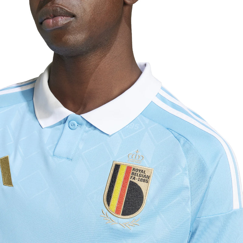 Camisa Bélgica Away 2024/25 Adidas  - Azul celeste