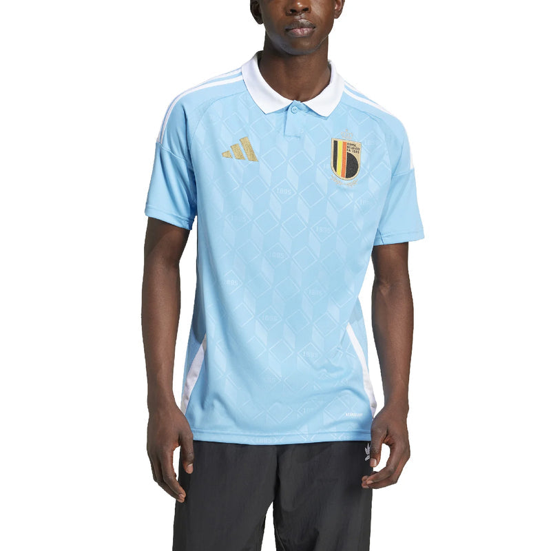 Camisa Bélgica Away 2024/25 Adidas  - Azul celeste