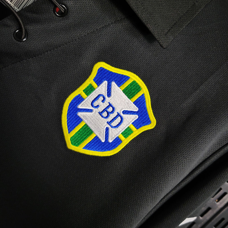 Camisa Manga Longa Brasil 2004- Edição Especial Black