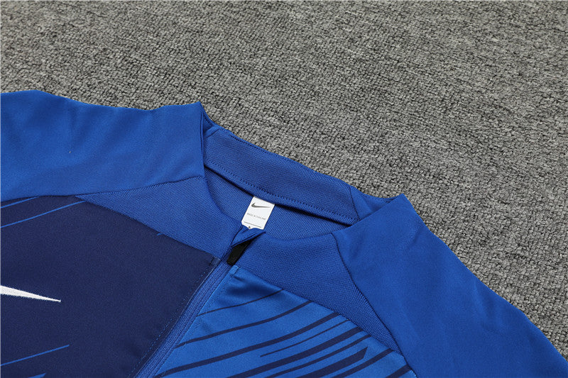 Conjunto de Treino Barcelona 23/24 Azul Marinho