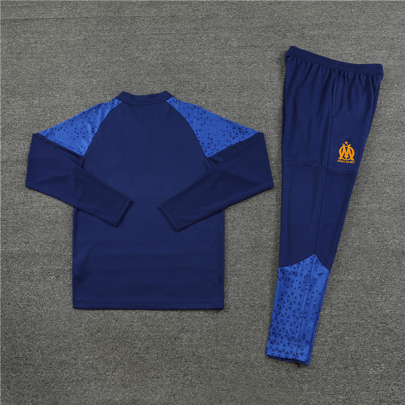 Conjunto de Treino Olympique de Marseille 23/24 Azul Marinho