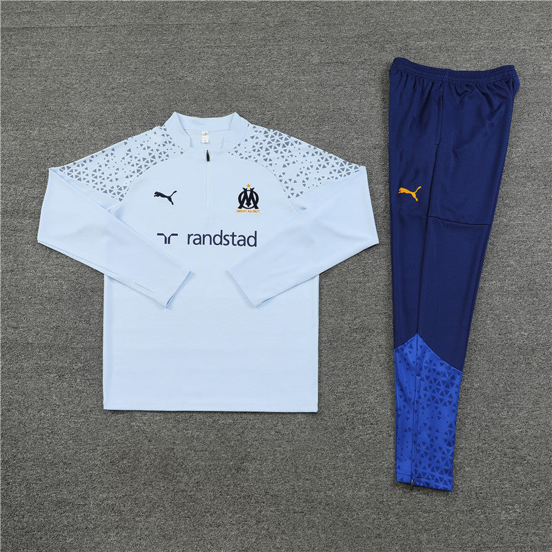 Conjunto de Treino Olympique de Marseille 23/24 White