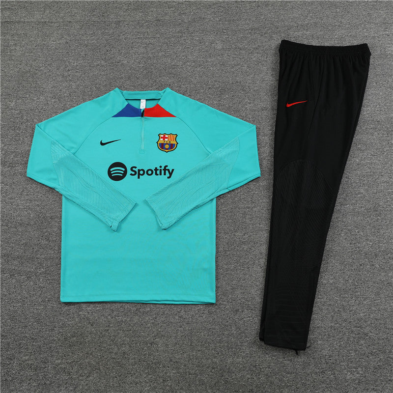 Conjunto de Treino Barcelona 23/24 Azul Claro
