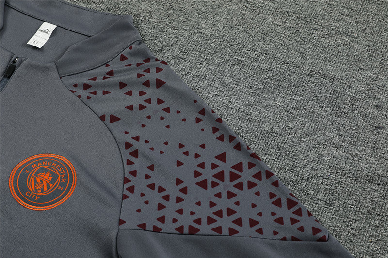 Conjunto de Treino Manchester City 23/24 Cinza