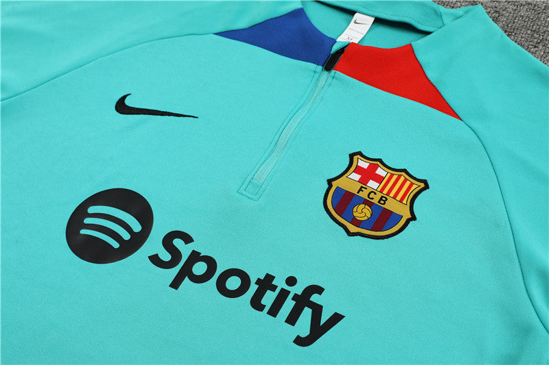 Conjunto de Treino Barcelona 23/24 Azul Claro