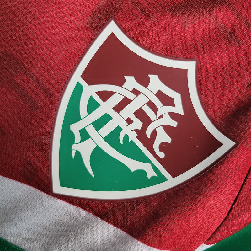 Camisa Fluminense 2023/24 Feminina Treino Green + Patch Campeão Libertadores