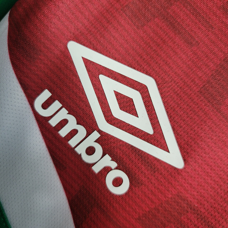 Camisa Fluminense 2023/24 Feminina Treino Green + Patch Campeão Libertadores