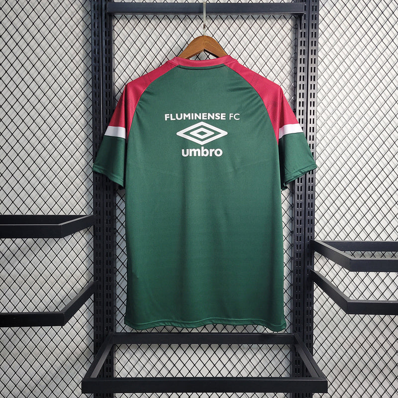 Camisa Fluminense 2023/24 Treino verde e vermelha